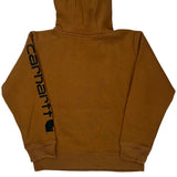 Age 8-10 Carhartt Hoodie - Small Brown Cotton