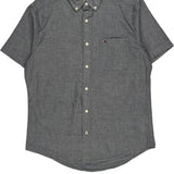 Tommy Hilfiger Short Sleeve Shirt - Medium Gray Cotton