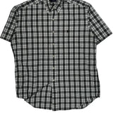 Blake Ralph Lauren Checked Short Sleeve Shirt - Medium Black & White Cotton