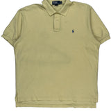 Polo By Ralph Lauren Polo Shirt - XL Yellow Cotton