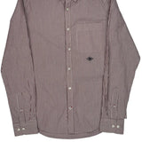 Tommy Hilfiger Slim Fit Shirt - Small Red Cotton