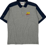 24 Racing Chase Authentics Nascar Polo Shirt - Large Gray Cotton