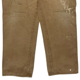 Dickies Carpenter Trousers - 34W 30L Brown Cotton