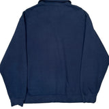 Nike Collared 1/4 Zip - XL Navy Cotton