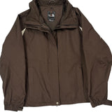 The North Face Waterproof Jacket - Medium Brown Polyester
