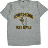 Blue Devils Russell Athletic College T-Shirt - Large Grey Cotton