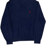 Polo By Ralph Lauren Sweater - XL Navy Cotton