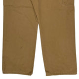 Wrangler Carpenter Trousers - 36W 30L Brown Cotton