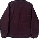 Carhartt Jacket - Small Burgundy Cotton
