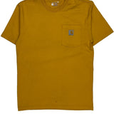 Carhartt T-Shirt - Small Yellow Cotton