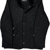 Barbour Quilted Jacket - Large Black Polyester