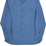 Tommy Hilfiger Shirt - Large Blue Cotton
