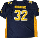 Mountaineers Starter Football Football Jersey - 2XL Navy Polyester
