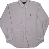 Blake Ralph Lauren Checked Shirt - XL Pink Cotton
