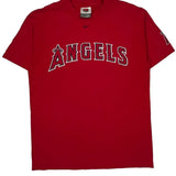 Angels Nike T-Shirt - Small Red Cotton