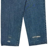 Tupac Hip Hop Jeans - 32W 31L Blue Cotton