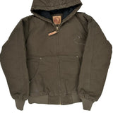 Age 10-12 Berne Jacket - Medium Brown Cotton