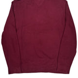 Tommy Hilfiger 1/4 Zip - XL Burgundy Cotton