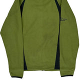 Harley Davidson Fleece Jacket - Small Green Polyester