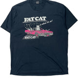 Screen Stars Graphic T-Shirt - 2XL Black Cotton Blend