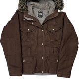 The North Face Parka - Large Brown Polyester