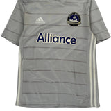 13-14 Years Alliance Cincinnati Adidas Football Shirt - Large Grey Polyester