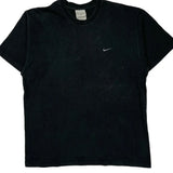 Nike T-Shirt - Medium Black Cotton