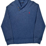 Polo By Ralph Lauren Sweater - 2XL Blue Cotton