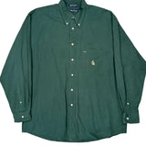 Nautica Shirt - Large Green Cotton