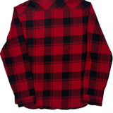 Levis Checked Flannel Shirt - XL Black Cotton