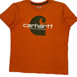 Carhartt T-Shirt - XL Orange Cotton