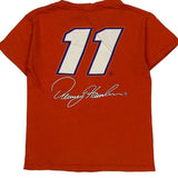 Nascar Graphic T-Shirt - Small Orange Cotton
