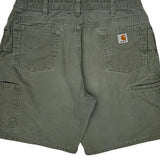 Carhartt Carpenter Shorts - 32W US 10 Green Cotton
