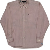 Tommy Hilfiger Checked Shirt - Small White Cotton