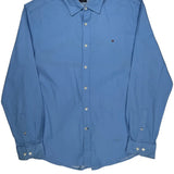 Tommy Hilfiger Shirt - Large Blue Cotton