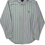 Age 10-12 Ralph Lauren Striped Shirt - Medium Multicoloured Cotton