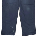 Carhartt Carpenter Trousers - 38W 30L Blue Cotton