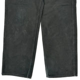 Carhartt Carpenter Trousers - 34W 34L Black Cotton