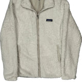 Patagonia Fleece Jacket - Large White Polyester