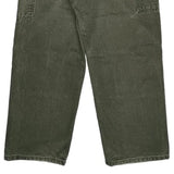 Carhartt Double Knee Overalls - 34W 30L Green Cotton