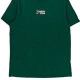 Tommy Jeans T-Shirt - Medium Green Cotton