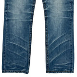 Black Hip Hop Jeans - 32W 32L Blue Cotton Blend