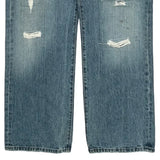 501 Levis Jeans - 37W 32L Blue Cotton