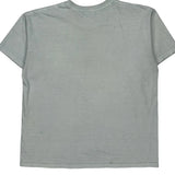 Just Do It Nike T-Shirt - Large Grey Cotton