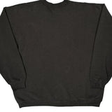 Made In USA Hanes Cancun Sweatshirt - XL Black Cotton Blend