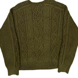 Polo By Ralph Lauren Cable Knit Sweater - XL Green Wool
