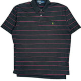 Polo By Ralph Lauren Striped Polo Shirt - XL Red Cotton