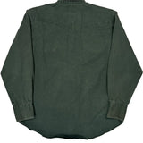 Wrangler Denim Shirt - Large Green Cotton