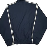 Adidas Striped Track Jacket - 2XL Navy Polyester