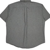 Tommy Hilfiger Short Sleeve Shirt - Large Black & White Cotton